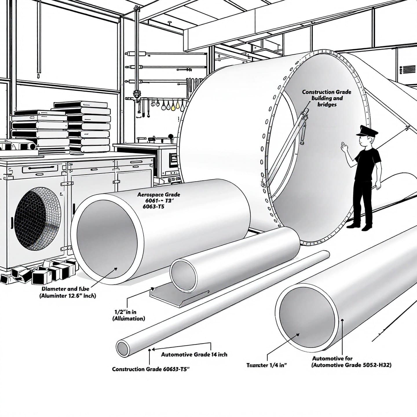 Explorer la polyvalence des tubes en aluminium : tailles, applications et personnalisation