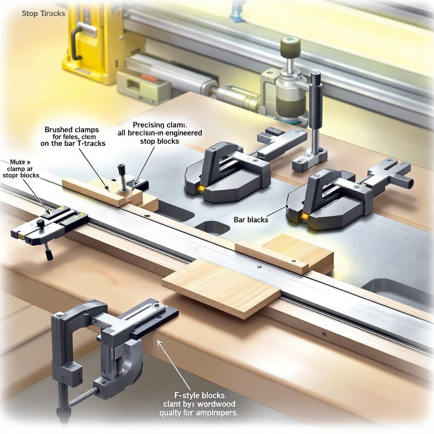 Rails en T Master en aluminium : guide essentiel pour le travail du bois et l'utilisation industrielle